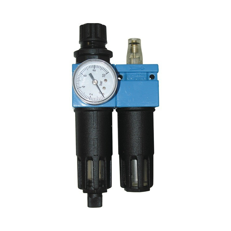 REGULADOR + FILTRO + LUBRICADOR MANO 40 MM 600 L/MIN HEMBRA 1/4'' PRODIF