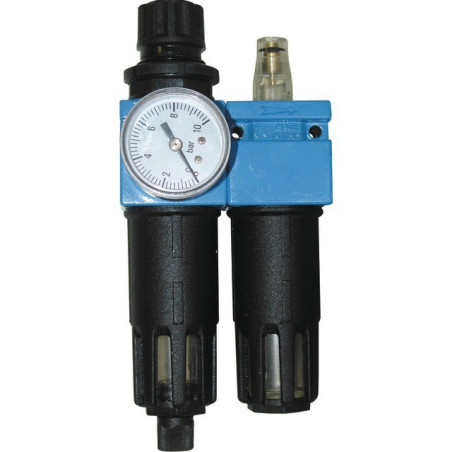 REGLER + FILTER + SCHMIERGERÄT MANO 50 MM 2250 L/MIN WEIBLICH 3/8'' PRODIF