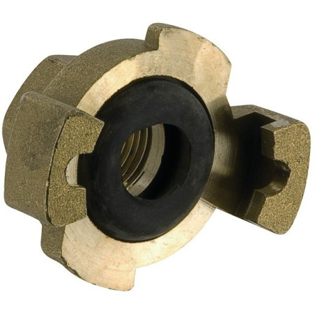 VROUWELIJKE SNELKOPPELING 3/8" PN 10 MESSING