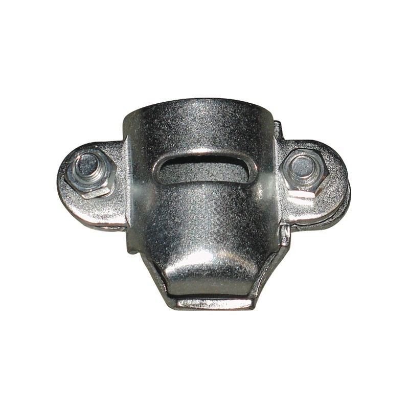 ABRAZADERA DE GARRA CHAPADA EN ZINC PARA TUBO DE DIÁMETRO 13X23