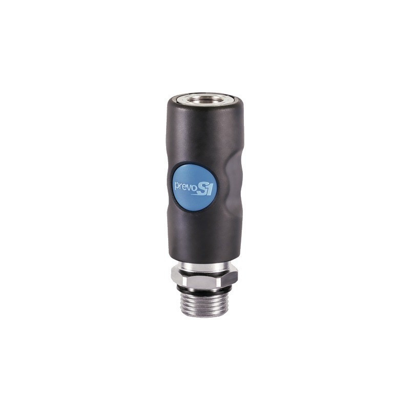 CONEXIÓN ROSCADA MACHO CILINDRICA DE 3/8" BSP DE GAS