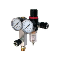 REGULADOR + FILTRO MANO DE 50 MM MACHO 1/2'' CON ACOPLAMIENTOS RÁPIDOS PRODIF