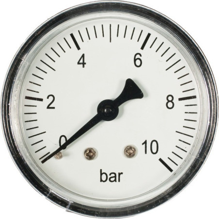 DRUKMETER 10 BAR Ø 50 MM 1/8