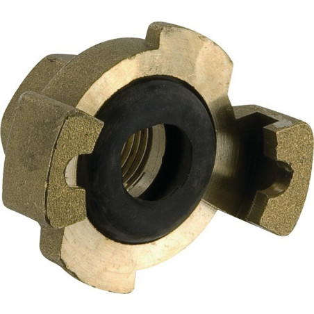 1/2" VROUWELIJKE SNELKOPPELING PN10 MESSING BLARE