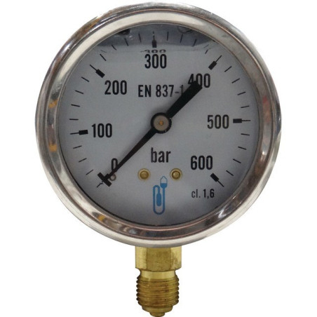 MANÓMETRO DIÁMETRO 63 CL 1,6 GLY 0/600B PARA PB12