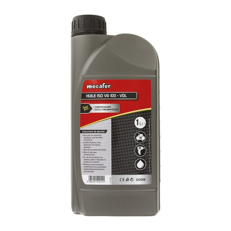 Aceite de compresor mecafer + herramientas neumáticas