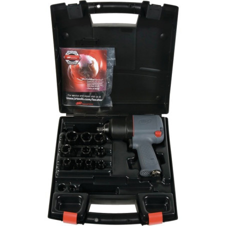 LLAVE DE IMPACTO COMPUESTA DE 1/2" CON 10 VASOS DE 10 A 24 MM