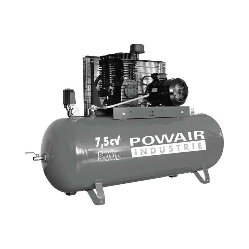 500L 7,5PK DRIEFASIGE 52M3 COMPRESSOR