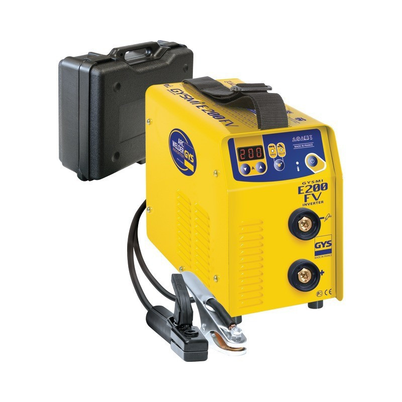 SALDATRICE INVERTER GYSMI E200FV CON CASE E ACCESSORI GYS