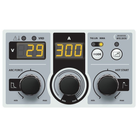 INVERTERLASMACHINE GYSARC 300 TRI ZONDER GYS-ACCESSOIRES