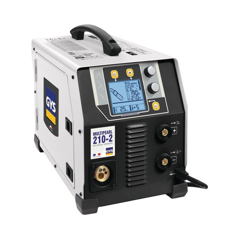 SOLDADOR INVERSOR MULTIPEARL 210-2 CON ACCESORIOS GYS