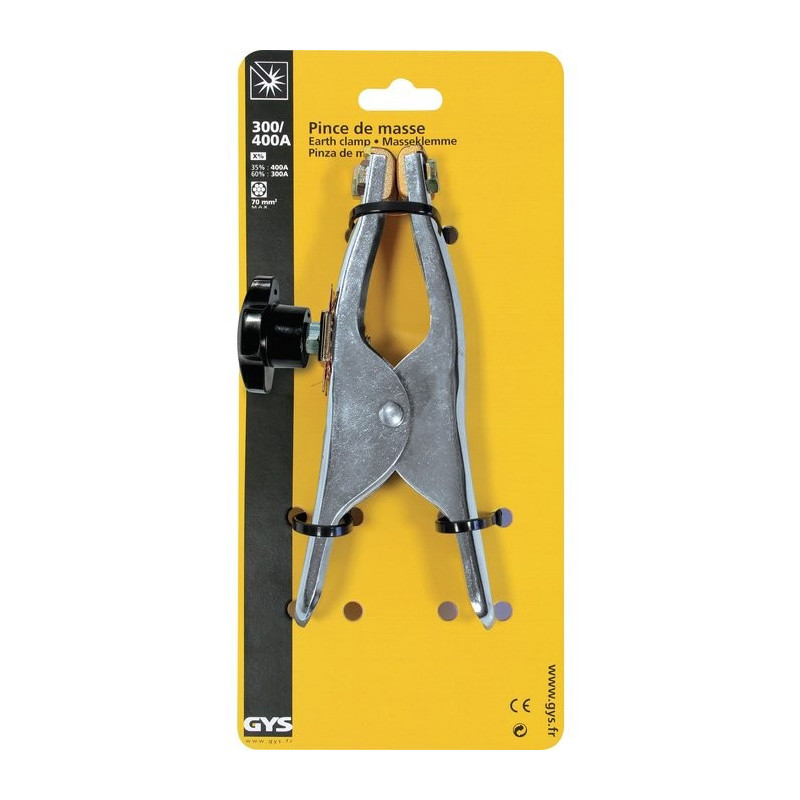 Toparc booglassen grondklem - 300 A