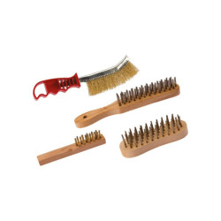 Set von 4 SCID-Messing-Stahldrahtbürsten – Verkauft von 4