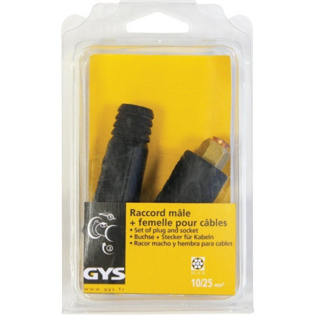 CONNETTORE FEMMINA MASCHIO CFM25.14 (VESCICA DI 2)