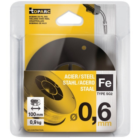 LASDRAAD STAAL D0,6 SPOEL 0,9 KG BLAAR