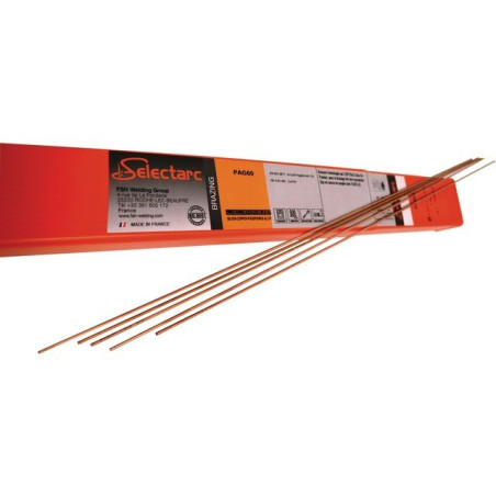 VARILLA DE SOLDADURA PHOSBRAZ PAG60 CAJA PLATEADA D2 1KG