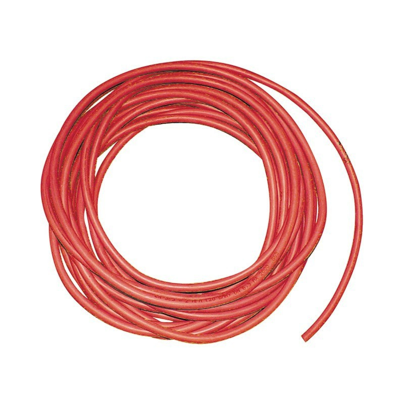 TUBO ROSSO ACETILENE 10MM RULLO 5M