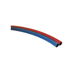 TUYAU JUMELE BLEU/ROUGE 10 MM ROULEAU DE 5 M