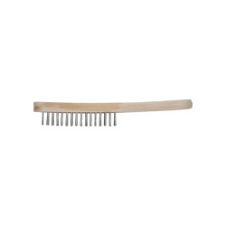BROSSE METALLIQUE BRINS EN ACIER TREMPE 290MM