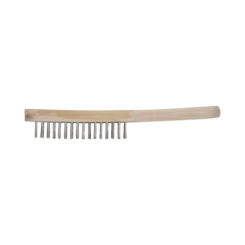 BROSSE METALLIQUE BRINS EN ACIER TREMPE 290MM