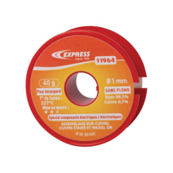 Solder Tin Coil Express - Componentes eléctricos especiales - 40 g