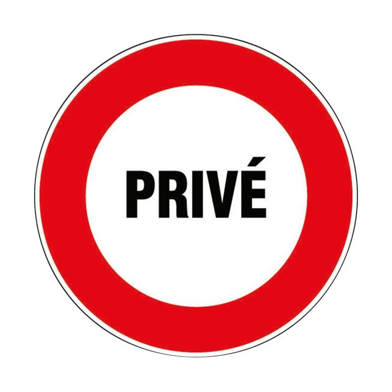 Novap kunststof schijf met diameter 30 cm - Privé