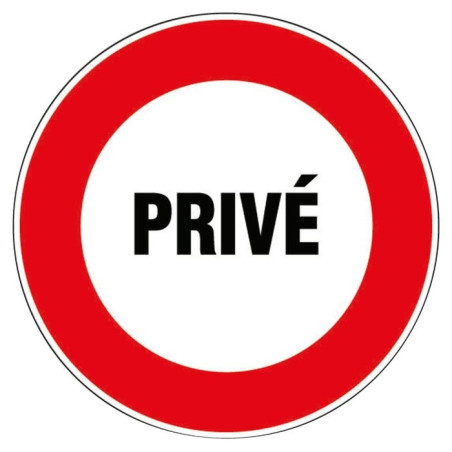 Novap kunststof schijf met diameter 30 cm - Privé