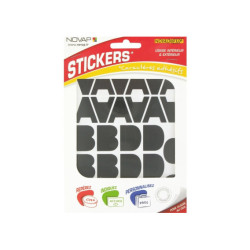 Novap Klebebuchstabe – 30 mm – Schwarz