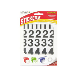 Figura adhesiva Novap - 30 mm - Negro