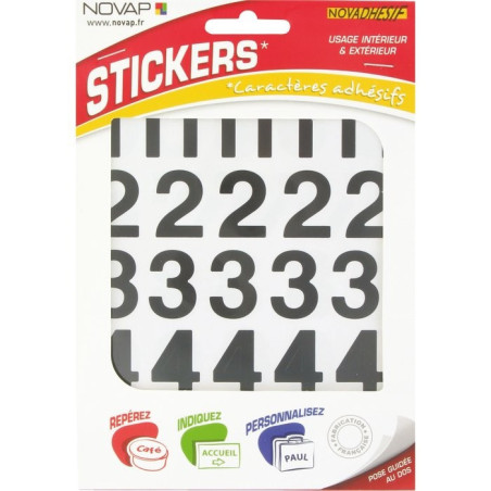 Figura adesiva Novap - 30 mm - Nero