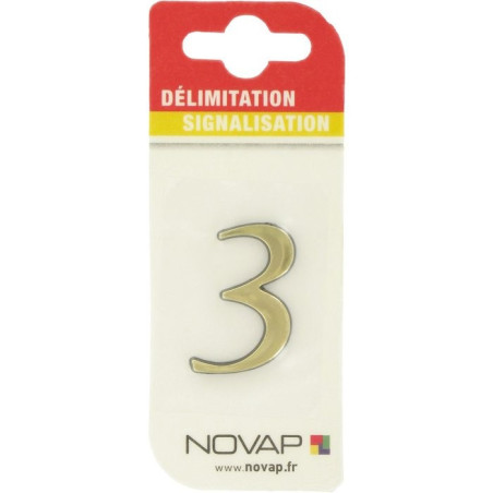 Plastic geembosseerde lijm in gouden Novap - 3