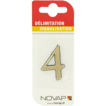 Plastic geembosseerde lijm in gouden Novap - 4