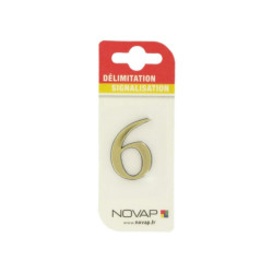 Novap goud geperste plastic lijm - 6