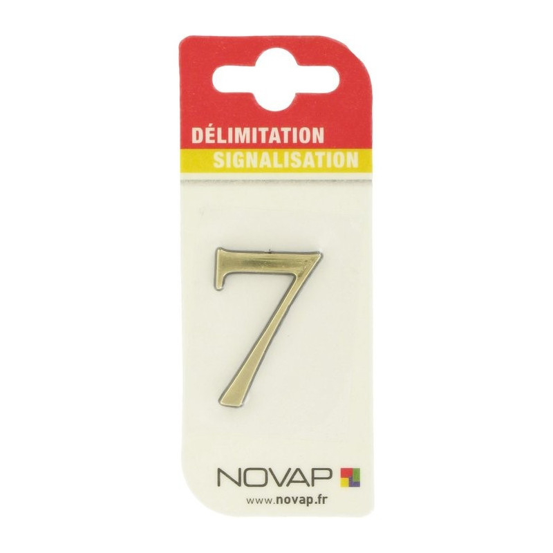 Geperste plastic lijm in goud Novap - 7