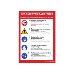 Segno dei gesti barriera - Rigido