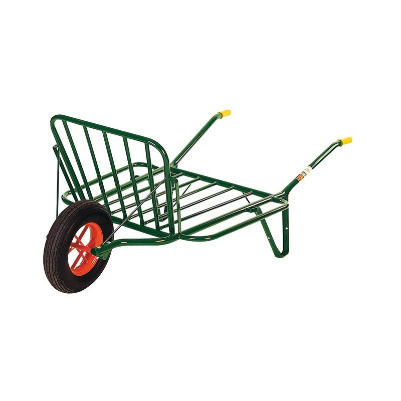 GRÜNFUTTER LANDWIRTSCHAFTLICHE SCHUBKARRE, PUNKTFESTES MASSIVRAD