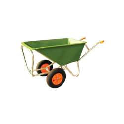 BROUETTE PE160 160 LITRES POLYPROPYLENE 2 ROUES GONFLEES