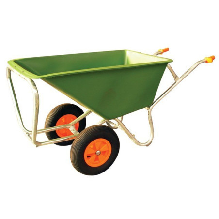 BROUETTE PE160 160 LITRES POLYPROPYLENE 2 ROUES GONFLEES