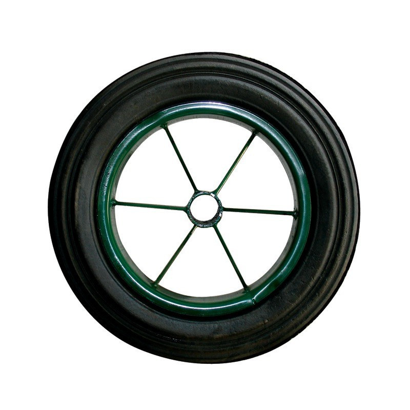 RUOTA PIENA DI DIAMETRO 400 CARRIOLA 2 RUOTE