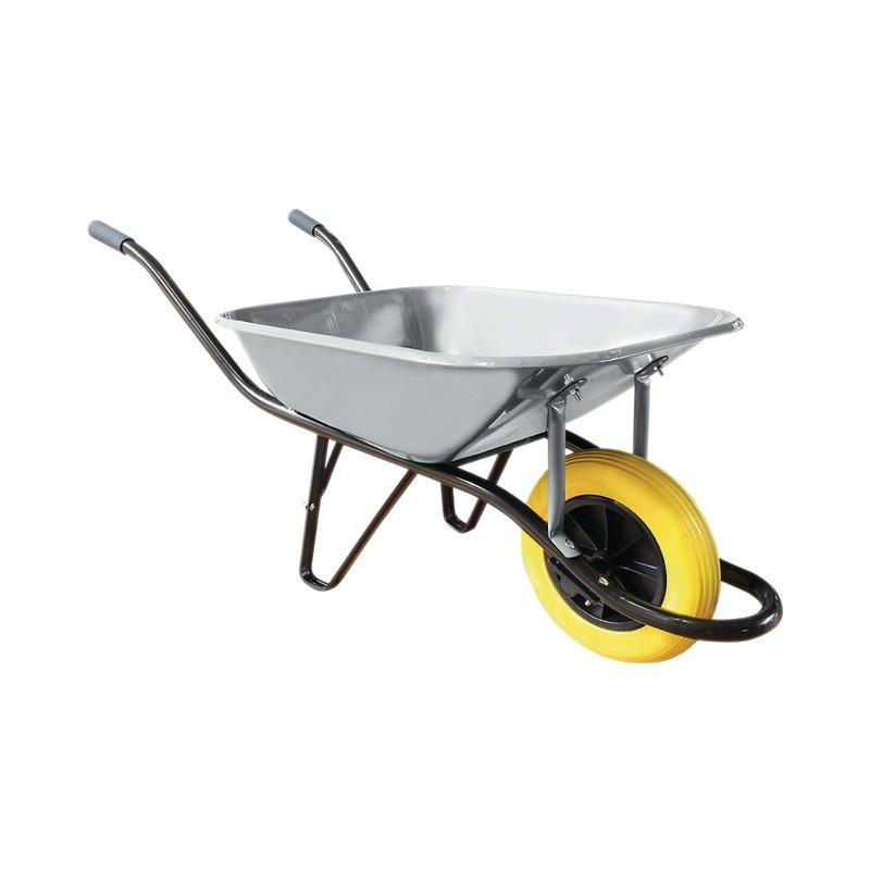 CARRIOLA POLIFUNZIONALE DA 100 LITRI CON RUOTA MORBIDA ANTIFORATURA