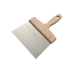 COATING VAN MES MET STALEN LEMMET VAN 200 MM HOUTEN HANDVAT