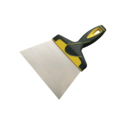 COLTELLO DA RIVESTIMENTO CON LAMA D'ACCIAIO IN MANICO BIMATERIALE DA 100 MM