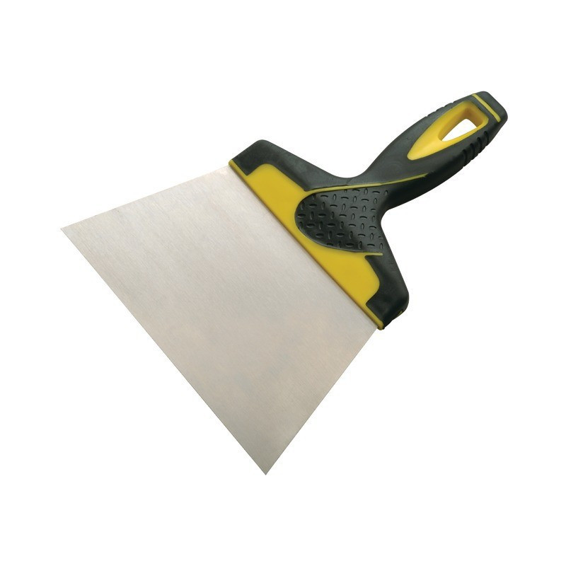 CUCHILLA DE RECUBRIMIENTO CON HOJA DE ACERO Y MANGO BIMATERIAL DE 100 MM