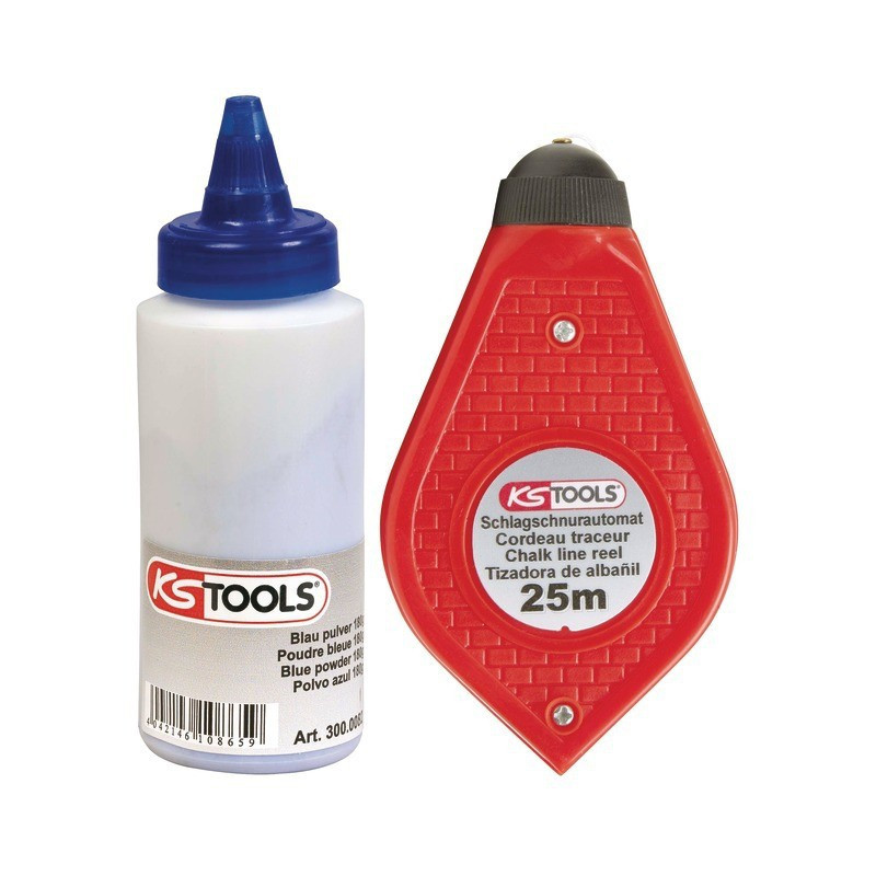 LINEA DI MARCATURA DA 25 METRI + 150 GR DI POLVERE BLU IN POLVERE KS