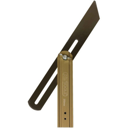 FAUSSE EQUERRE A COULISSE LAME ACIER LG 250 MM KS TOOLS