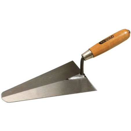 PALETA ITALIANA REDONDA DE ACERO 240 DE MADERA MCHE