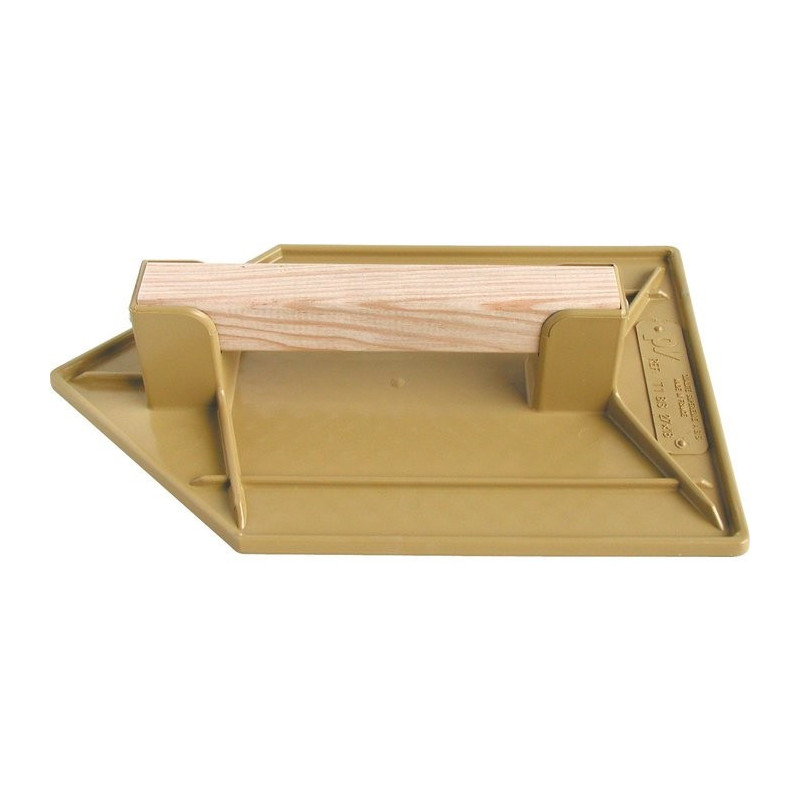 Outibat dreieckiger gelber ABS-Kunststoffschwimmer – Maße 18 x 27 cm