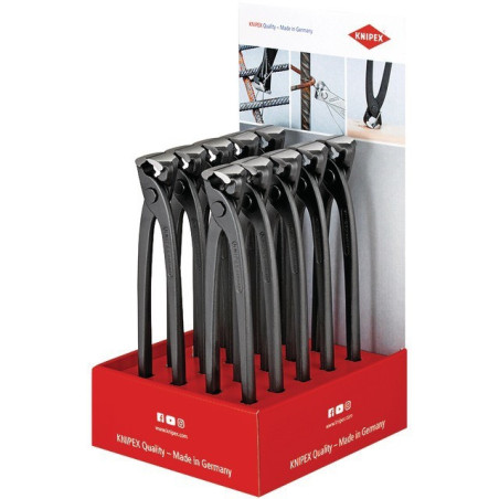 Russische tangen lg 250 mm displaystandaard van 10 Knipex