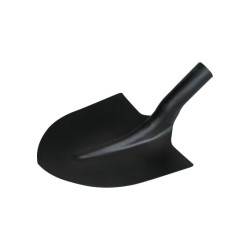 Pala de fortificación redonda - Outibat - Negro - Ancho 27 cm