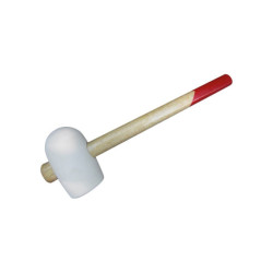 Tegelhamer - Outibat - Wit - Diameter 60 mm